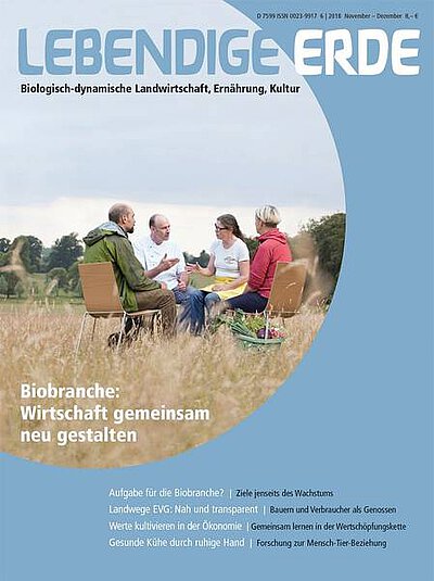 Titelseite Lebendige Erde (6/2018)