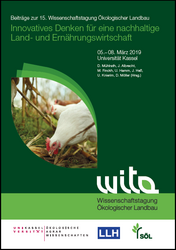Titelseite des Tagungsbandes der 15. Wissenschaftstagung Ökologischer Landbau (2019 in Kassel)