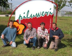 Die vier Gesellschafter Richard Specht, Matthias Ludwig, Michael Pickel und Horst Ritter