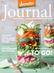 Titelseite der Frühjahrsausgabe 2017 des Demeter Journals