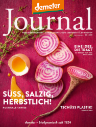 Demeter Journal (3/2019) Durch Klicken öffnet sich ein neues Fenster mit dem Beitrag "Kulturpflanzen mit Geschichte" als PDF.