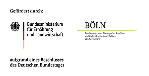 Die Forschungs- und Entwicklungsarbeiten an Salat, die u.a. zum Bunten Batavia-Gemisch geführt haben, wurden dankenswerterweise finanziell über das Bundesprogramm Ökologischer Landbau und andere Formen nachhaltiger Landwirtschaft (BÖLN) gefördert.