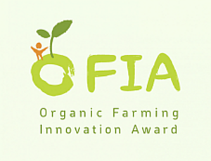 Logo des Organic Farming Innovation Award.
